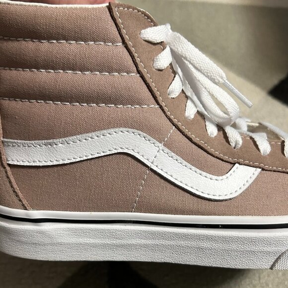 Vans Sk8-Hi Light Brown Zip Sneakers Men's 8/Women's 9.5 - Picture 3 of 12